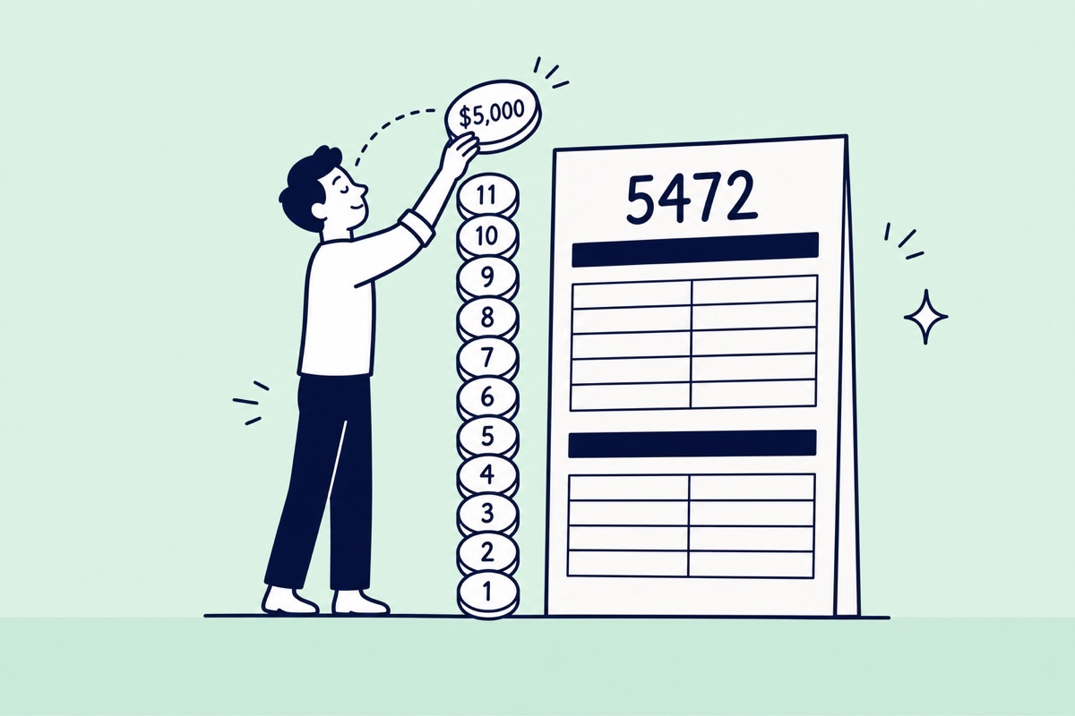 Ledger with transaction entries