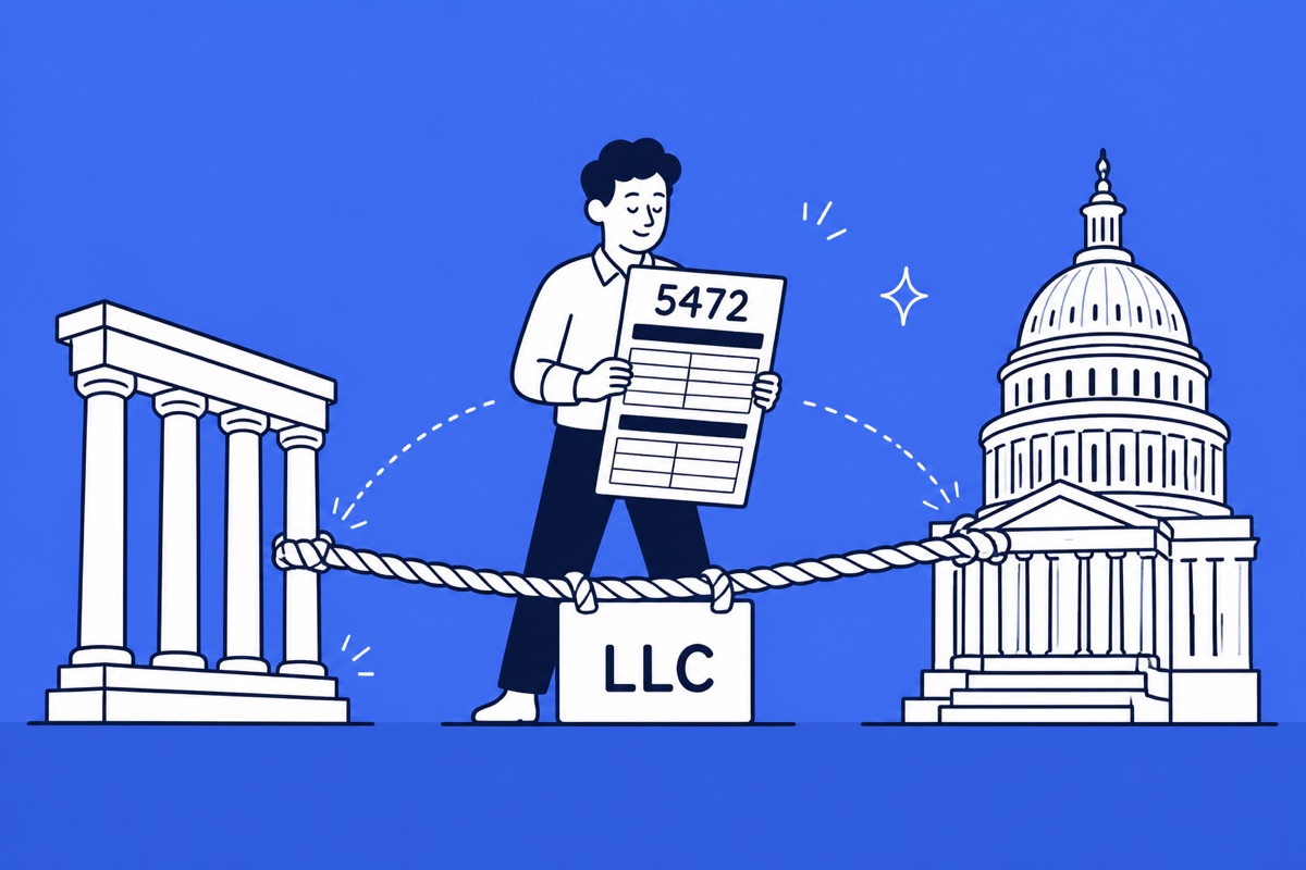German and US business documents side by side